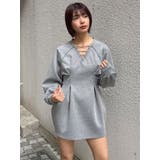 デザインレースアップミニワンピース | MURUA | 詳細画像16 