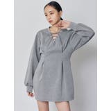 デザインレースアップミニワンピース | MURUA | 詳細画像4 