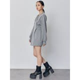 デザインレースアップミニワンピース | MURUA | 詳細画像7 