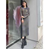 リブニットロングワンピース | MURUA | 詳細画像11