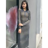 リブニットロングワンピース | MURUA | 詳細画像13