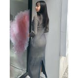 リブニットロングワンピース | MURUA | 詳細画像14