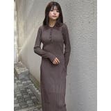 リブニットロングワンピース | MURUA | 詳細画像22