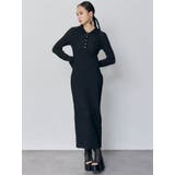 リブニットロングワンピース | MURUA | 詳細画像7