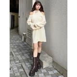 アシメショルダーミニワンピース | MURUA | 詳細画像15 