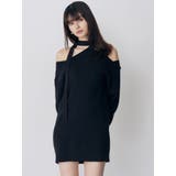 アシメショルダーミニワンピース | MURUA | 詳細画像4 