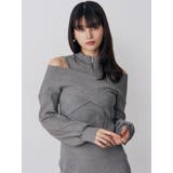 カシュクールZIPニットワンピース | MURUA | 詳細画像11 