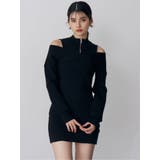 カシュクールZIPニットワンピース | MURUA | 詳細画像5 