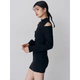 カシュクールZIPニットワンピース | MURUA | 詳細画像6 