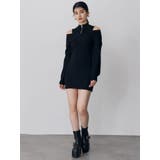 カシュクールZIPニットワンピース | MURUA | 詳細画像7 