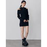 カシュクールZIPニットワンピース | MURUA | 詳細画像8 