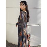 レイヤードパターンシアーワンピース | MURUA | 詳細画像10 