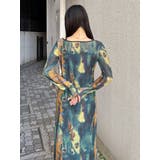 レイヤードパターンシアーワンピース | MURUA | 詳細画像15 