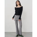 スカートレイヤードニットフレアパンツ | MURUA | 詳細画像11 