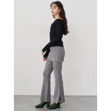 スカートレイヤードニットフレアパンツ | MURUA | 詳細画像12 