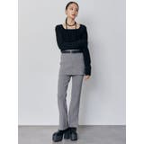 スカートレイヤードニットフレアパンツ | MURUA | 詳細画像5 