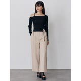 フロントベルトワイドパンツ【セット販売対象】 | MURUA | 詳細画像22 