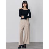 フロントベルトワイドパンツ【セット販売対象】 | MURUA | 詳細画像23 