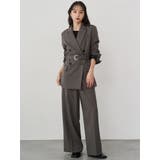 フロントベルトワイドパンツ【セット販売対象】 | MURUA | 詳細画像6 