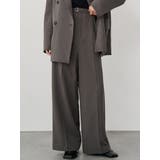 グレー | フロントベルトワイドパンツ【セット販売対象】 | MURUA