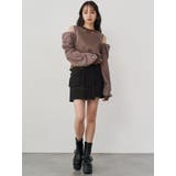 アシメチノミニスカート | MURUA | 詳細画像35 