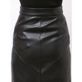 ZIPスリットフェイクレザーナロースカート | MURUA | 詳細画像27 