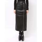 ZIPスリットフェイクレザーナロースカート | MURUA | 詳細画像30 