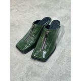 グリーン | スクエアポインテッドミュール | MURUA