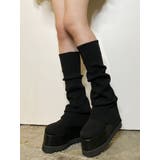 ブラック | ルージーソックブーツ | MURUA