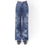 ダメージフラワーワイドデニム | MURUA | 詳細画像21