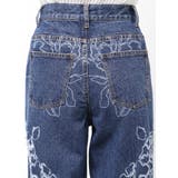 ダメージフラワーワイドデニム | MURUA | 詳細画像24