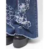 ダメージフラワーワイドデニム | MURUA | 詳細画像27