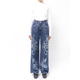 ダメージフラワーワイドデニム | MURUA | 詳細画像29