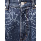 ダメージフラワーワイドデニム | MURUA | 詳細画像32