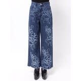 ダメージフラワーワイドデニム | MURUA | 詳細画像40 