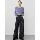 ダメージフラワーワイドデニム | MURUA | 詳細画像5