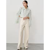 ダメージフラワーワイドデニム | MURUA | 詳細画像9