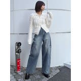 パッチポケットバレルレッグデニム | MURUA | 詳細画像3 