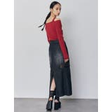 ツイストレースアップデニムスカート | MURUA | 詳細画像10