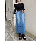 ツイストレースアップデニムスカート | MURUA | 詳細画像12