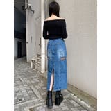 ツイストレースアップデニムスカート | MURUA | 詳細画像14