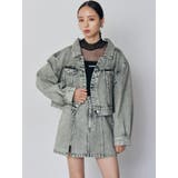 サイドオープンデニムスカート【セット販売対象】 | MURUA | 詳細画像2