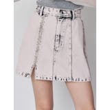 ピンク | サイドオープンデニムスカート【セット販売対象】 | MURUA