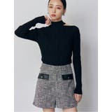 ブラック | チョーカーランダムリブニット | MURUA