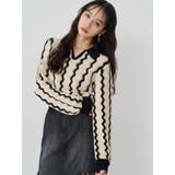 ウェーブパターンリブニット | MURUA | 詳細画像7 