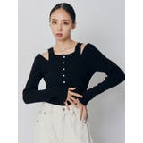 フロントボタンデザインニット | MURUA | 詳細画像4 