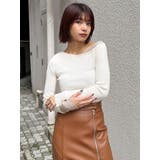 レイヤードワンショルニット | MURUA | 詳細画像17