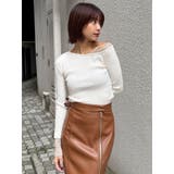 レイヤードワンショルニット | MURUA | 詳細画像2