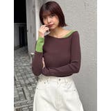 レイヤードワンショルニット | MURUA | 詳細画像4