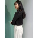 ブリーチVネッククロップドニット | MURUA | 詳細画像10